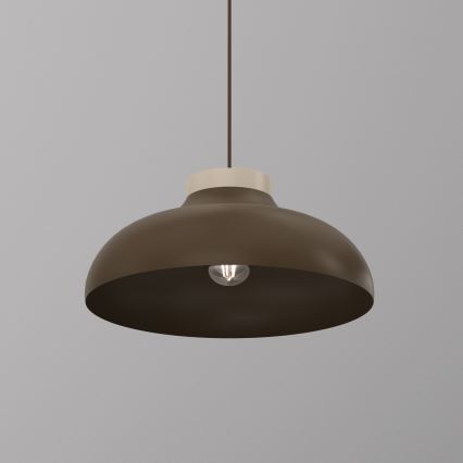 Takpendel BASCA 1xE27/15W/230V brun/beige