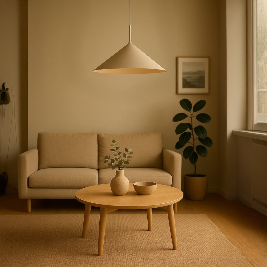 Takpendel CAPITAL 1xGX53/15W/230V Ø 60 cm beige