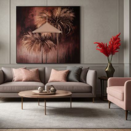 Takpendel CAPITAL 1xGX53/15W/230V Ø 60 cm roséguld