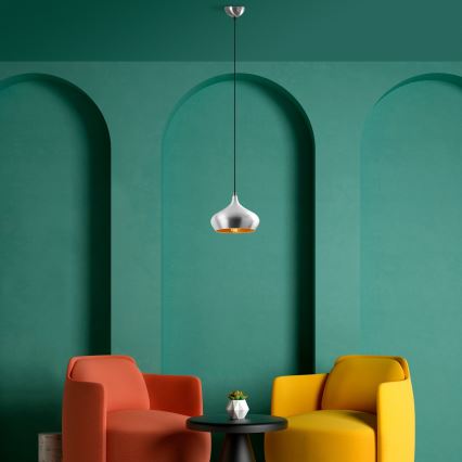 Takpendel DODO 1xE27/40W/230V mattkrom