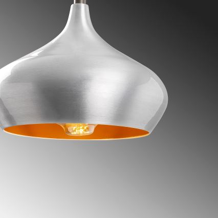 Takpendel DODO 1xE27/40W/230V mattkrom