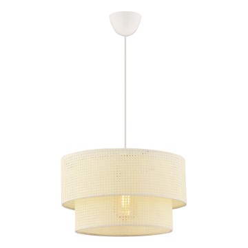 Takpendel ECHO med kabel 1xE27/60W/230V, krämvit