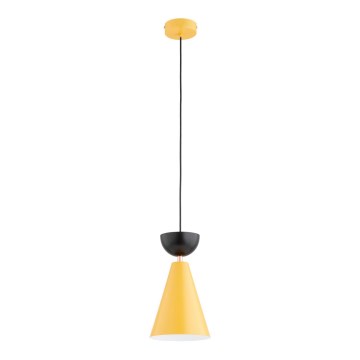 Takpendel ENTORI 1xE27/15W/230V gul/svart