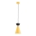 Takpendel ENTORI 1xE27/15W/230V gul/svart