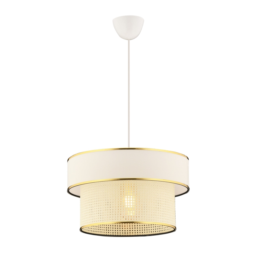 Takpendel ERO 1xE27/60W/230V krämvit/guld