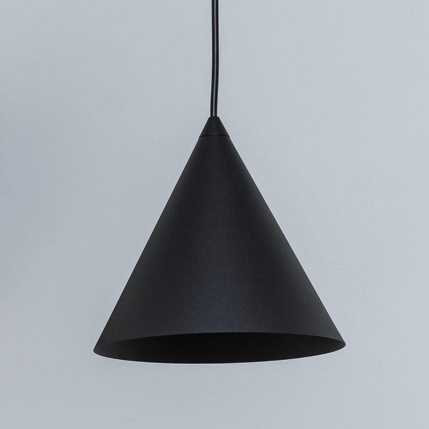 Takpendel ETNA II med sladd 1xE27/15W/230V Ø 18,5 cm svart