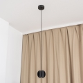 Takpendel GAMBIT med kabel 1xGU10/10W/230V svart