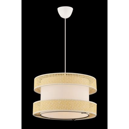 Takpendel HALO på sladd 1xE27/60W/230V krämvit/beige