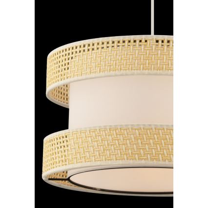 Takpendel HALO på sladd 1xE27/60W/230V krämvit/beige