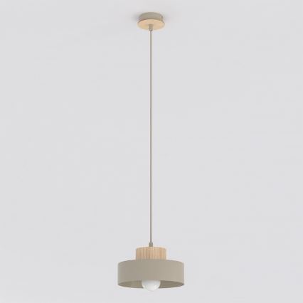 Takpendel KIVI 1xE27/15W/230V, beige