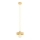 Takpendel LARSO på kabel 1xE27/15W/230V gul/beige