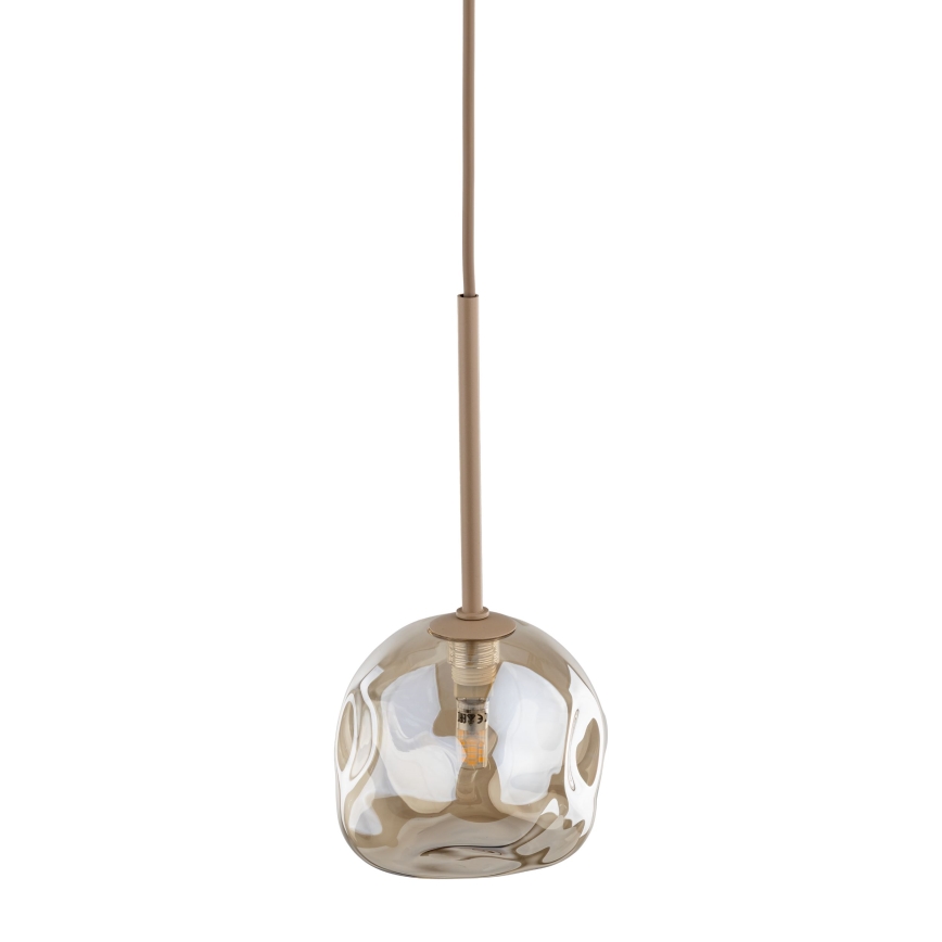Takpendel LAVA 1xG9/8W/230V beige/rökbeige