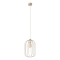 Takpendel med kabel DESTELLO 1xE27/15W/230V Ø 21 cm beige