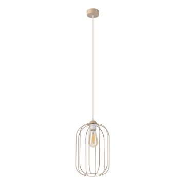Takpendel med kabel DESTELLO 1xE27/15W/230V Ø 21 cm beige