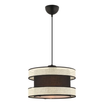 Takpendel med kabel HALO 1xE27/60W/230V svart/krämfärgad