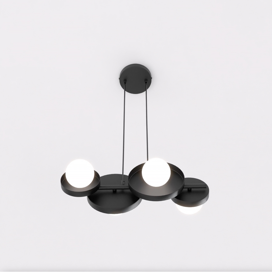 Takpendel med kabel Modell 4xG9/8W/230V svart