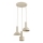 Takpendel med kabel VANTI 3xE27/15W/230V beige