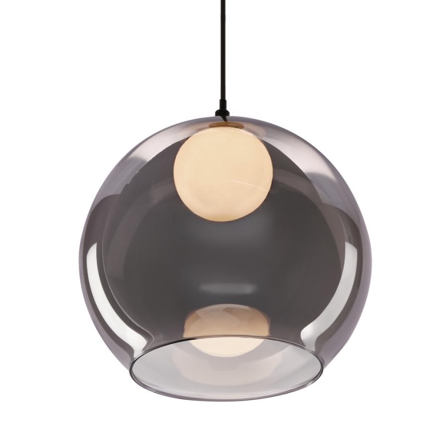 Takpendel med sladd BRIN 1xG9/15W/230V rökigt svart