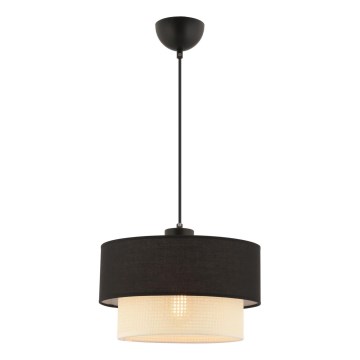 Takpendel med sladd ECHO 1xE27/60W/230V svart/krämvit