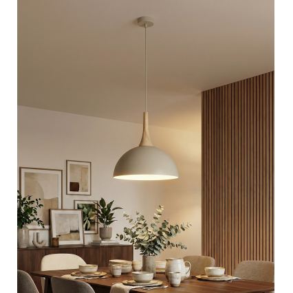 Takpendel med sladd NAUTICA 1xGX53/12W/230V beige