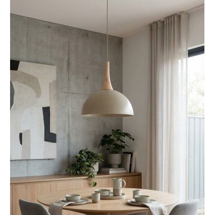Takpendel med sladd NAUTICA 1xGX53/12W/230V beige