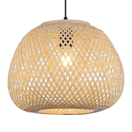 Takpendel med sladd PETRA 1xE27/15W/230V bambu