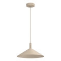 Takpendel med vajer ANEGA 1xGX53/15W/230V Ø 30 cm beige
