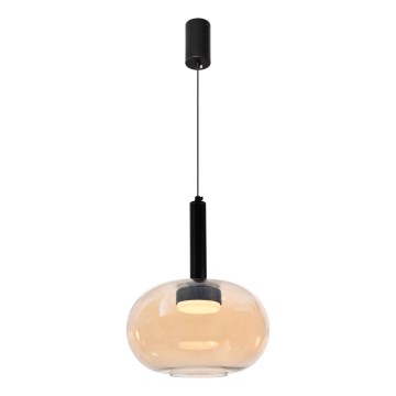Takpendel med vajer BUENO 1xGX53/9W/230V Ø 25 cm rökbeige