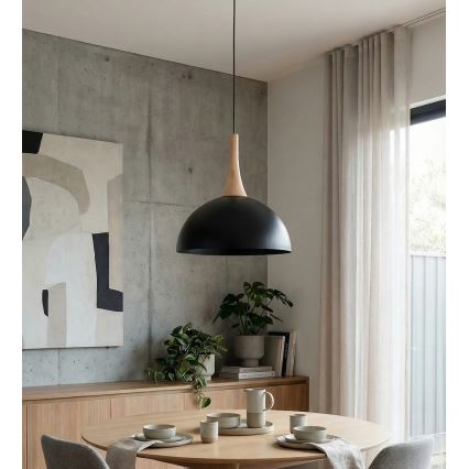 Takpendel med vajer NAUTICA 1xGX53/12W/230V svart