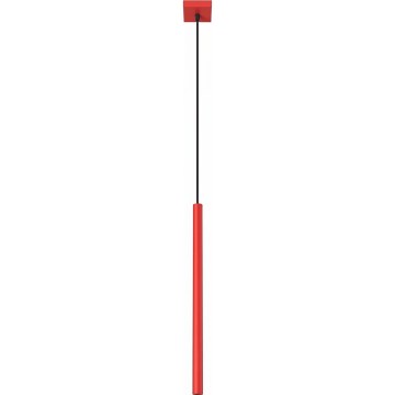 Takpendel med vajer PASTELO 1xG9/8W/230V röd
