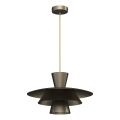 Takpendel med vajer PLATO 1xE27/15W/230V brons