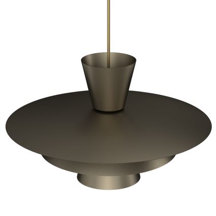 Takpendel med vajer PLATO 1xE27/15W/230V brons