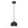 Takpendel med vajer SOOL 1xE27/15W/230V Ø 15 cm svart