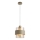 Takpendel med vajer VALENTINO 1xE27/15W/230V beige/klar
