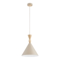 Takpendel på kabel FERYT 1xE27/15W/230V beige