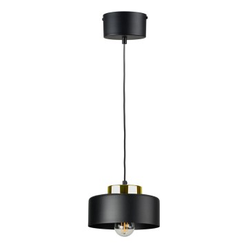 Takpendel på sladd IGNIA 1xE27/60W/230V svart/guld