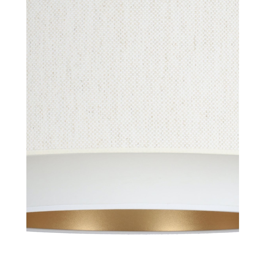 Takpendel på sladd NATIA 1xE27/60W/230V Ø 45 cm vit