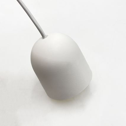 Takpendel på sladd SIRJA PLISADO 1xE27/15W/230V Ø 35 cm vit