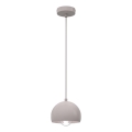 Takpendel på sladd SOOL 1xE27/15W/230V Ø 15 cm krämfärgad