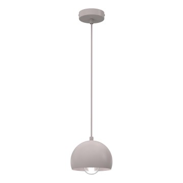 Takpendel på sladd SOOL 1xE27/15W/230V Ø 15 cm krämfärgad
