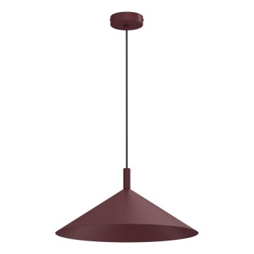 Takpendel på vajer ANEGA 1xGX53/15W/230V Ø 40 cm bordeaux