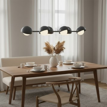 Takpendel på vajer BOOM 6xG9/8W/230V svart