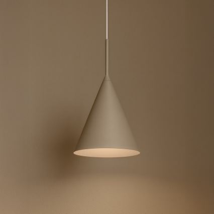 Takpendel på vajer CAPITAL 1xGX53/15W/230V Ø 17 cm beige