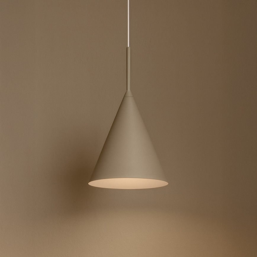 Takpendel på vajer CAPITAL 1xGX53/15W/230V Ø 17 cm beige