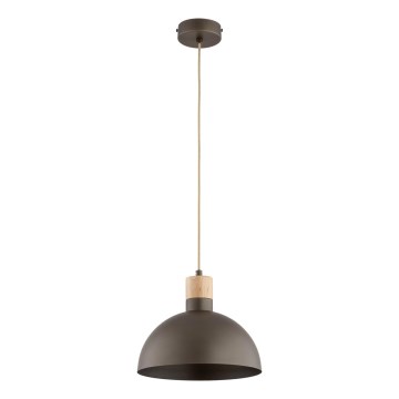 Takpendel på vajer NEOMI 1xE27/15W/230V brun