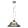 Takpendel PRESTO med kabel 1xGX53/10W/230V, diameter 34 cm, guld/rökgrå