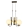 Takpendel REGGIO 3xE27/40W/230V guld