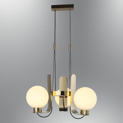 Takpendel REGGIO 3xE27/40W/230V guld