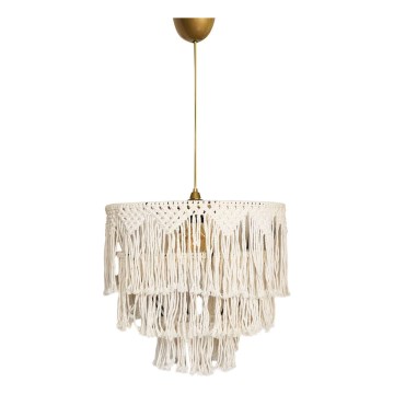 Takpendel RIMINI 1xE27/40W/230V, krämfärgad