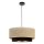 Takpendel SARTA 1xE27/60W/230V Ø 45 cm svart/jute